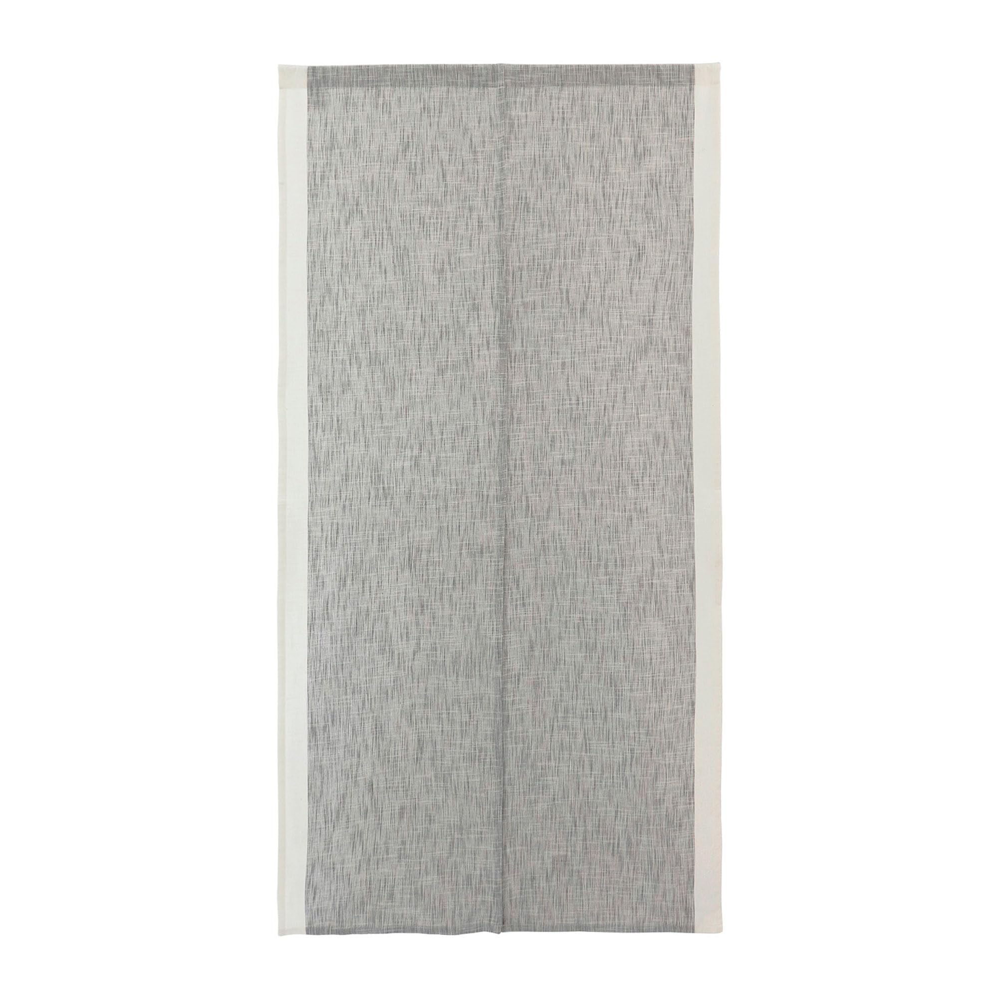 Sunnyday Fabric Doorway Curtain Janapdi Noren Tapestry (L66.9 x W33.4) Gray Slabline