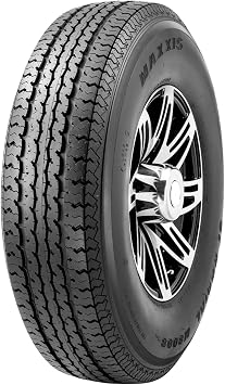 Maxxis M8008 Plus 205/75R15 107/102N D Trailer Tire | Trailer Highway All Season Traction D 8 Ply Radial Construction Black Sidewall Tire