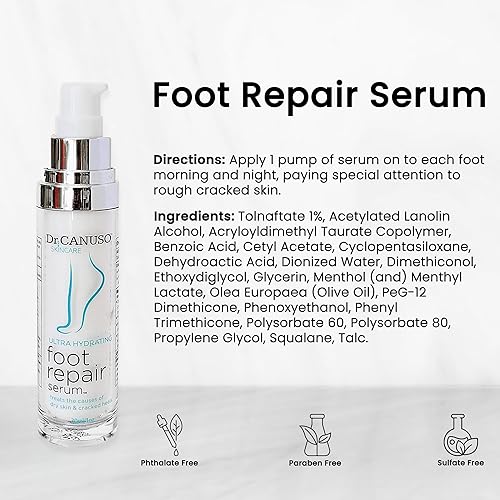 Miniatura 6 de Dr. Canuso Healthy Nail System | Tratamiento antifúngico de uñas de 2 pasos | Reparación médica de hongos en las uñas de los pies y talón agrietado