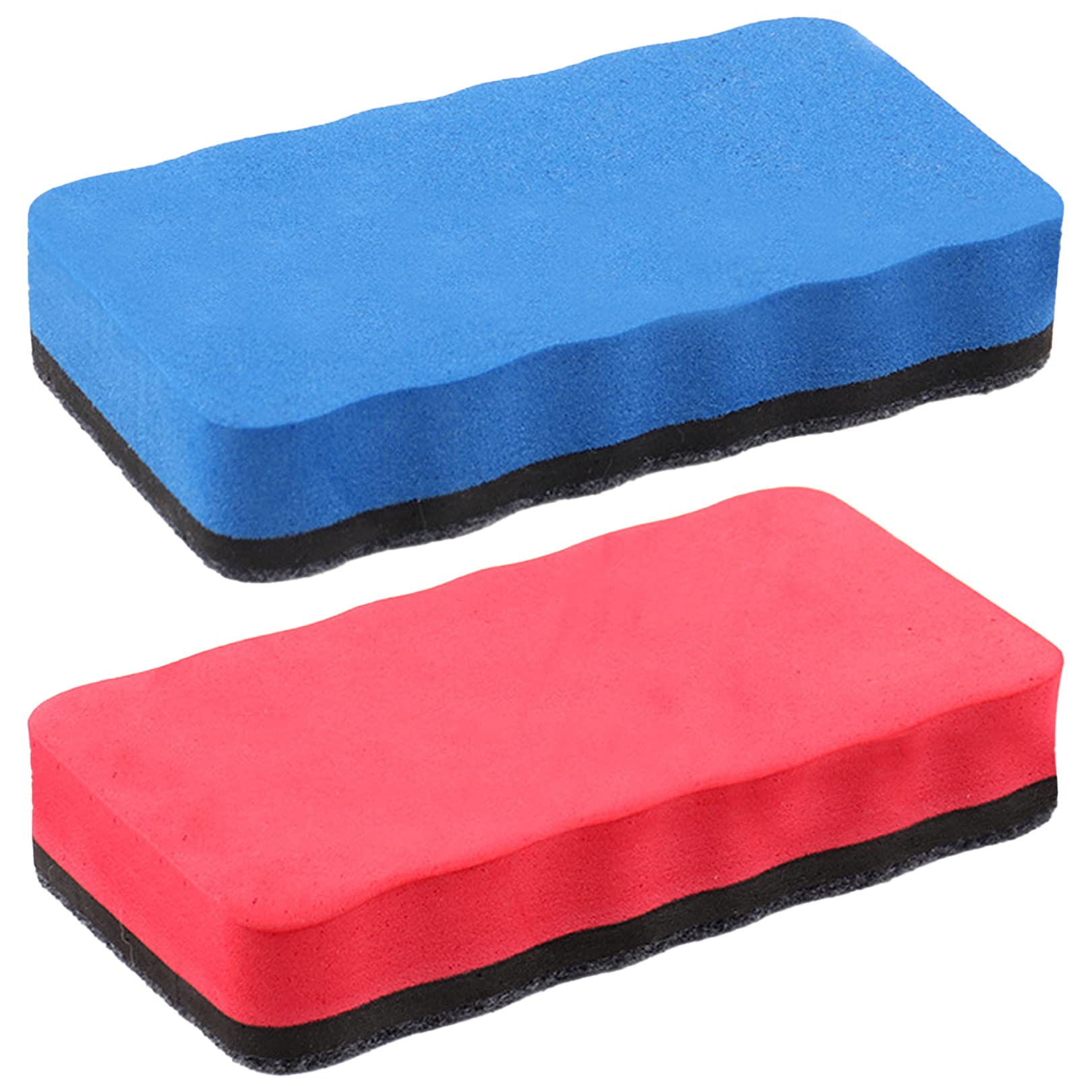 2PCS Whiteboard Erasers,Mini Dry Eraser with Thick Felt Pad Eraser,Whiteboard Dry Eraser with