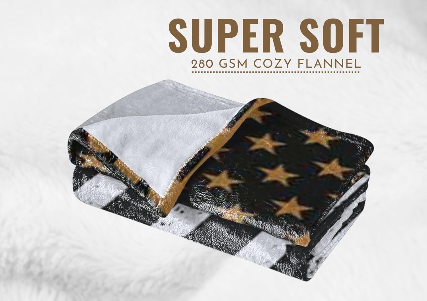 InnoBeta Gifts for Uncle, Throw Blanket for Uncle, Presents from Niece and Nephew for Christmas, Birthday, Father's Day - 50" x 65" Best Uncle Ever (Black) - Image 6