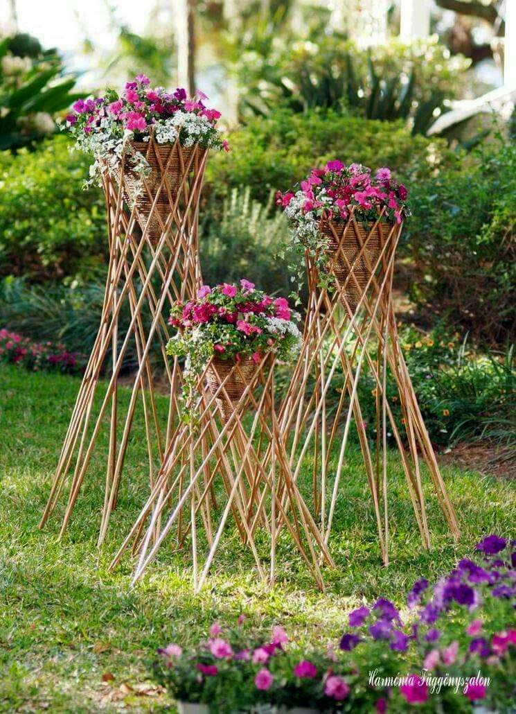 Amazon.com : MGP Carbonized Skinless Willow Funnel Trellis 48