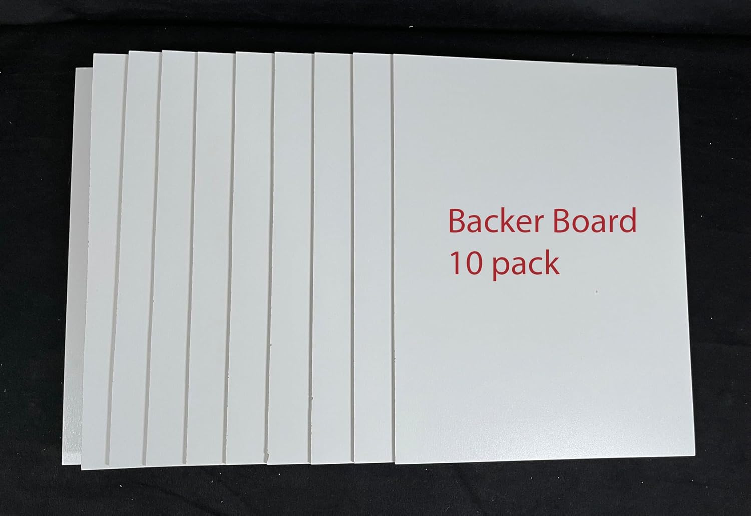 8"x10" MDF Mosaic Backer Board White Melamine Coated (3-Pack or 10-Pack) (10)