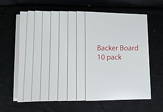 11"x14" Mosaic MDF Backer Board Melamine Coated (3 Pack or 10 Pack) (10)