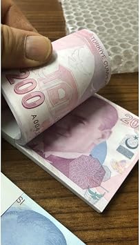 1 DESTE RENKLİ GEÇERSİZ ŞAKA PARASI 200 TÜRK LİRASI TAM 100 ADET Pembe