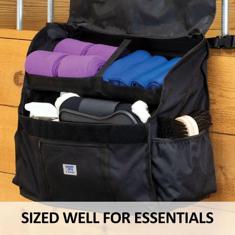 Dura-Tech Shelf Stall Front Bag | Color Navy | Keeps Essentials in Easy Reach | Perfect for Essentials | Durable 600D Material | Structured Bottom Helps Keep The Shape