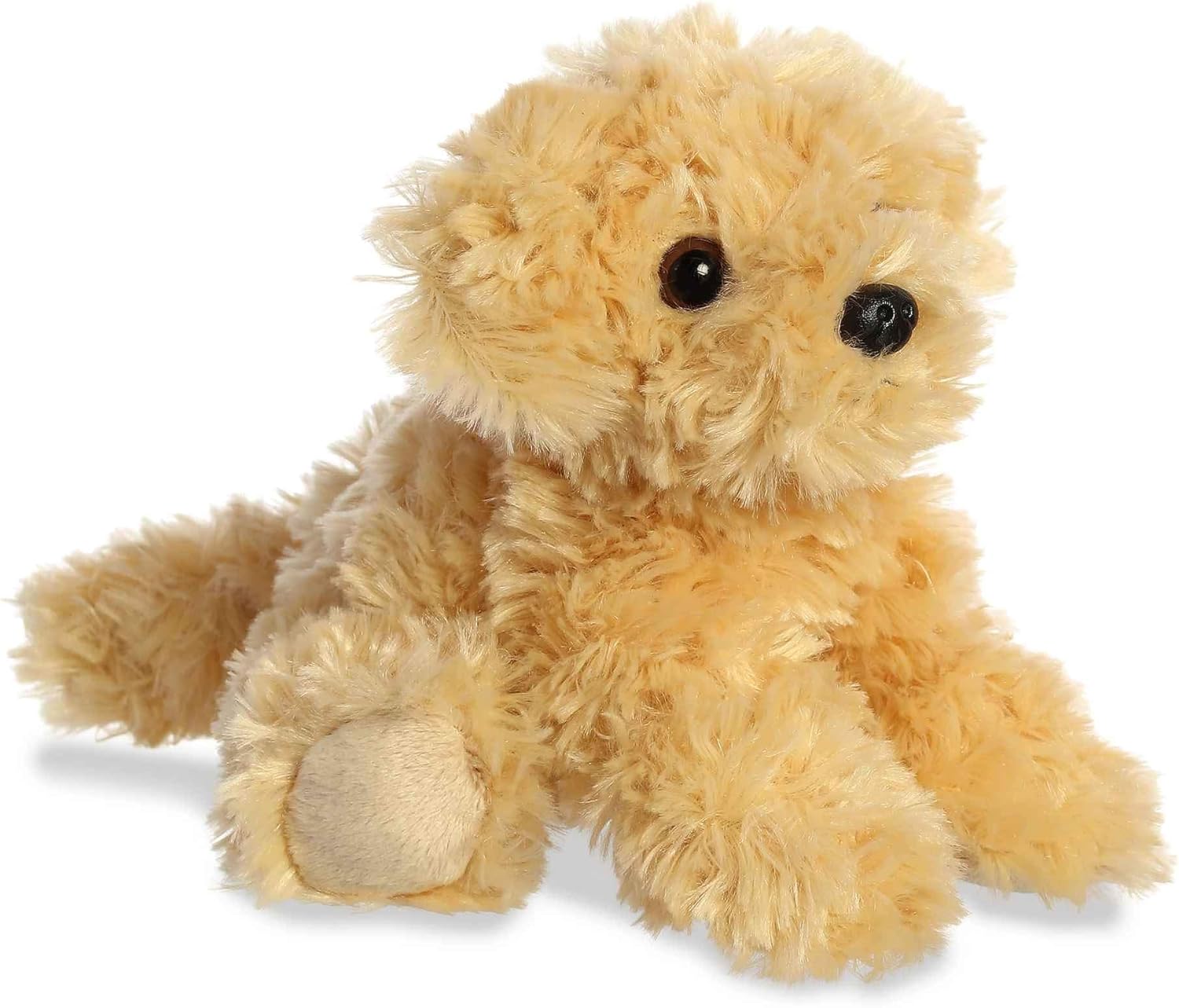 Aurora® Adorable Mini Flopsie™ Ginny Goldendoodle™ Stuffed Animal - Mini Companions Ready for Playful Adventures - for Kids All Ages, Toddlers, Adults, and Families - Gold 8 Inches
