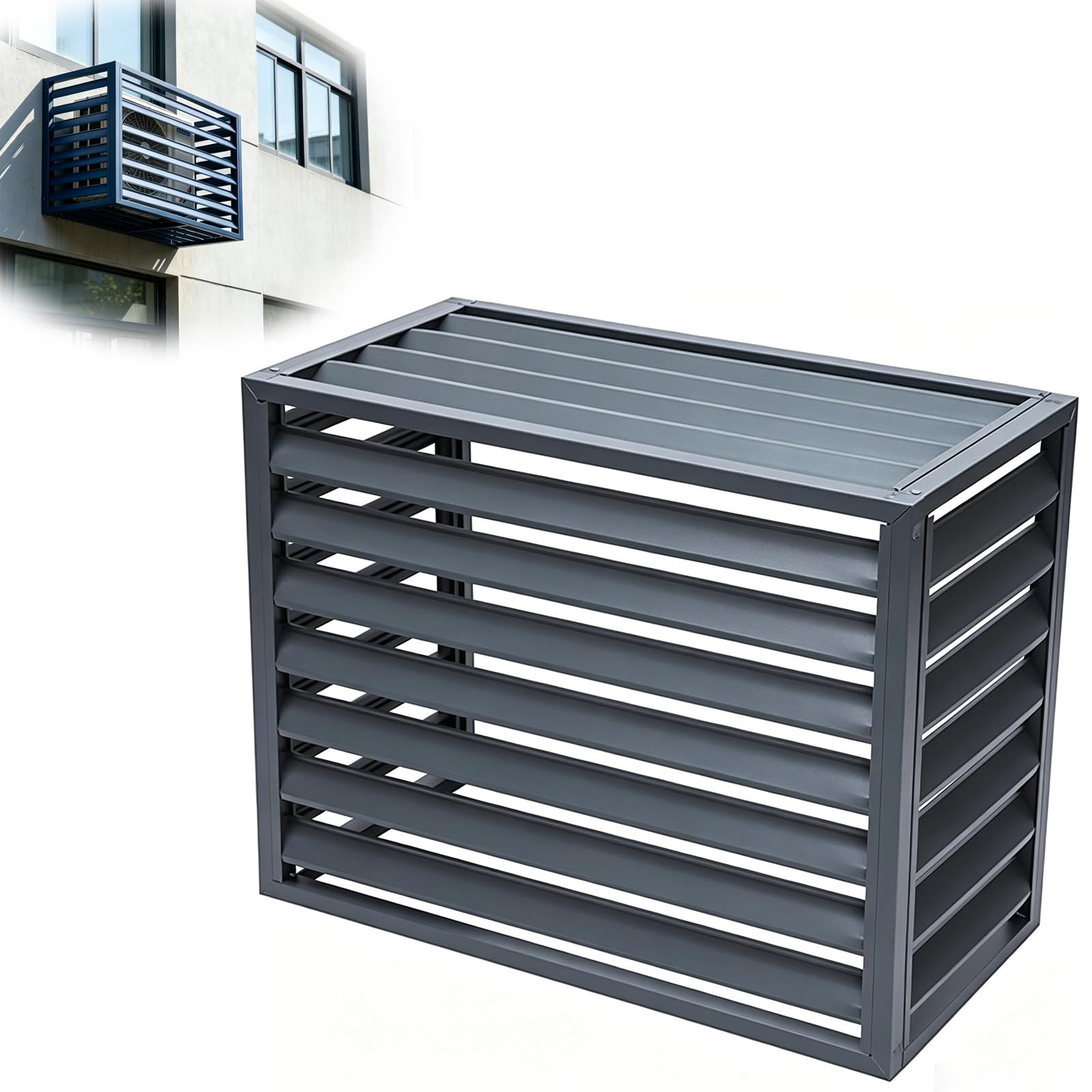 Kgfvesdc Mini Split AC Unit Cover for Outside Units,Outdoor Noise Reduction