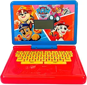 Candide Laptop Infantil Patrulha Canina – Notebook Educativo Bilíngue com Minigames – Brinquedo Infantil (3 +)