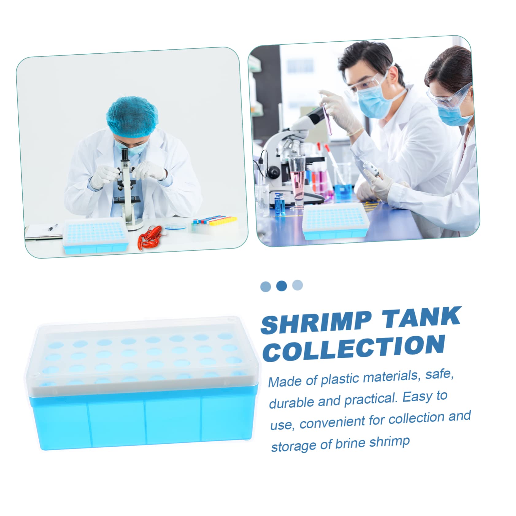 Caja De De 3 Piezas Kits De Acuarios De Agua Salada Accesorios De Acuario Caja De Recolección De Artemia Caja De Incubación De Camarones Caja De Recolección De Camarones