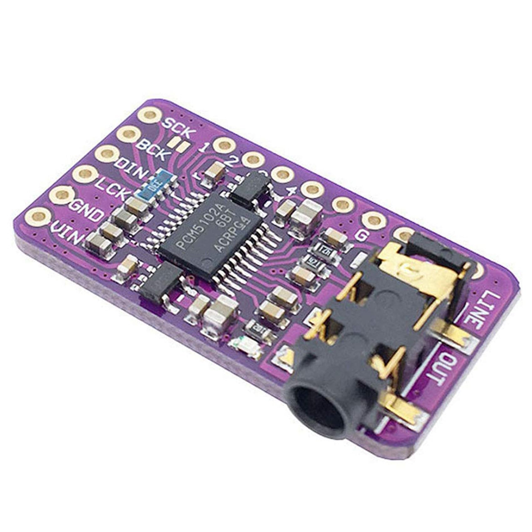 ISTOVO 10X PCM5102 I2S IIS Digital Audio Decoder Stereo Digital-zu-Analog Konverter Sprechen für