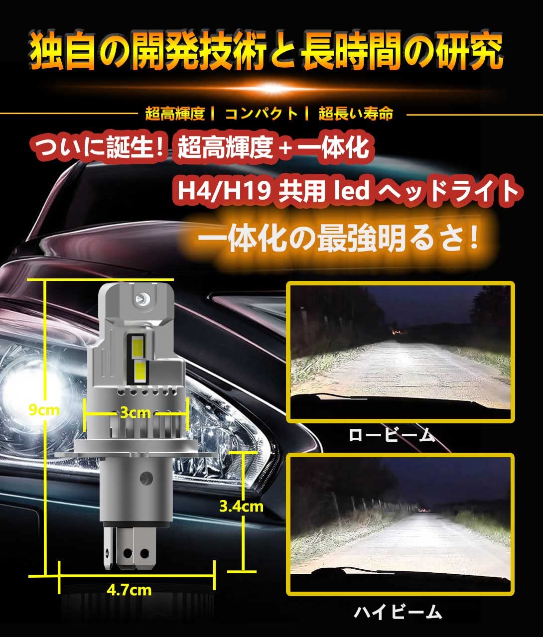 Amazon | SIVNDE(シブンデ) HIDを超えるLED ! 一体化 最強 超爆光