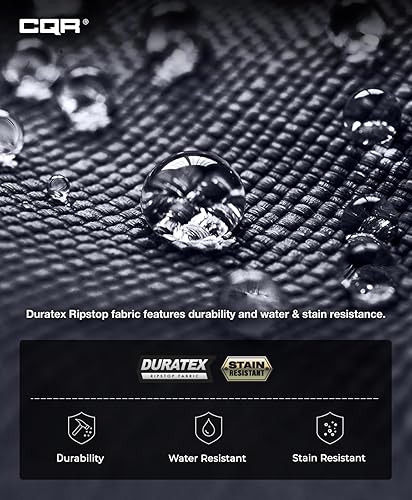 Miniatura 8 de CQR Pantalones tácticos para hombre, resistentes al agua, pantalones cargo Ripstop, ligeros EDC trabajo, senderismo, ropa para exteriores