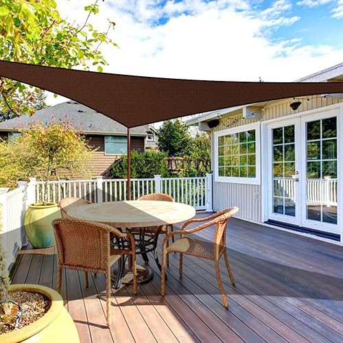 Miniatura 2 de iCOVER Toldo para toldo, 13' x 13' x 18'6", 185 GSM, tela permeable pérgolas cubierta superior, para patio al aire libre, jardín, patio, patio,