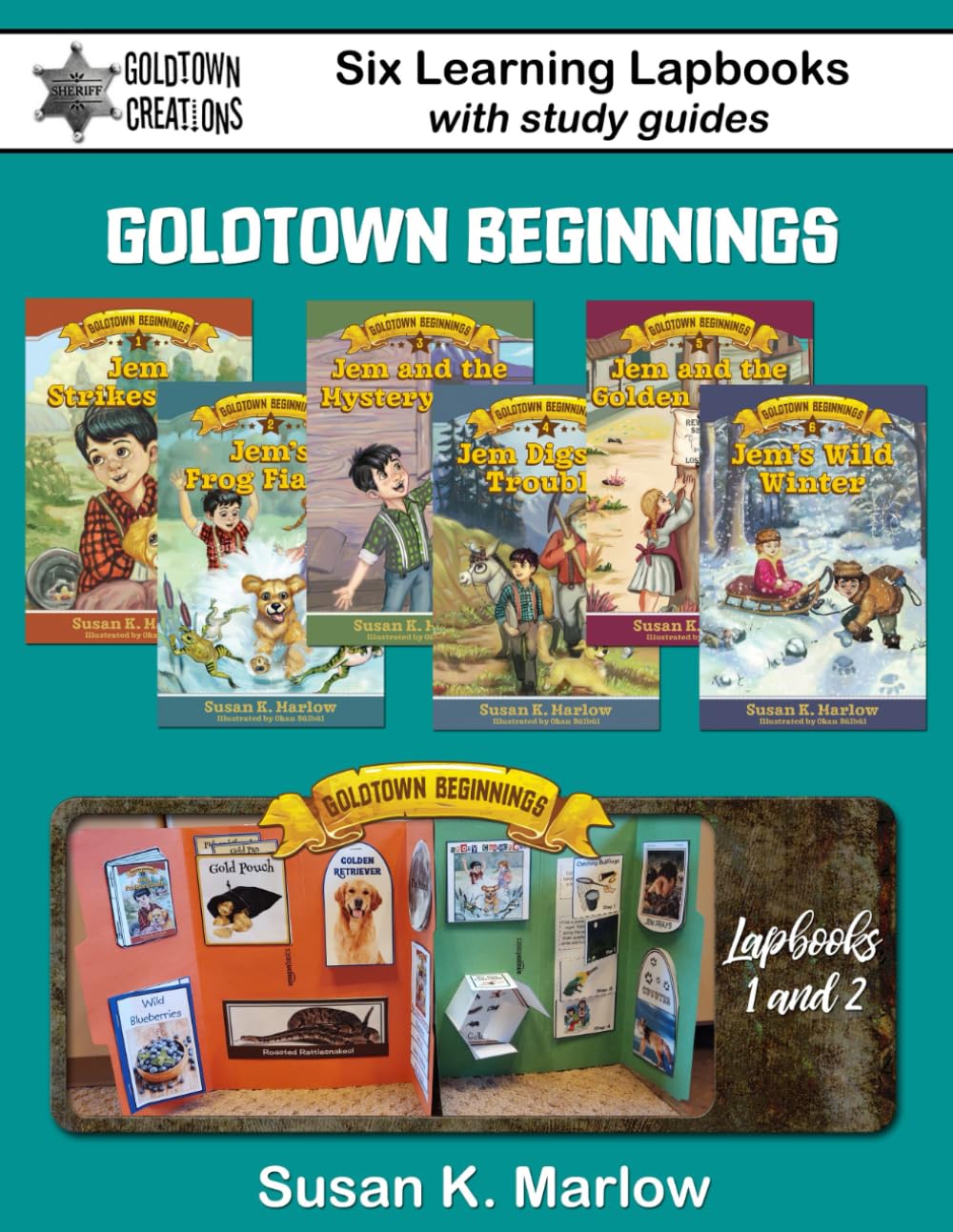 Goldtown Beginnings Six Learning Lapbooks: with study guides (Goldtown Beginnings Supplement Materials)      Paperback – June 14, 2021
