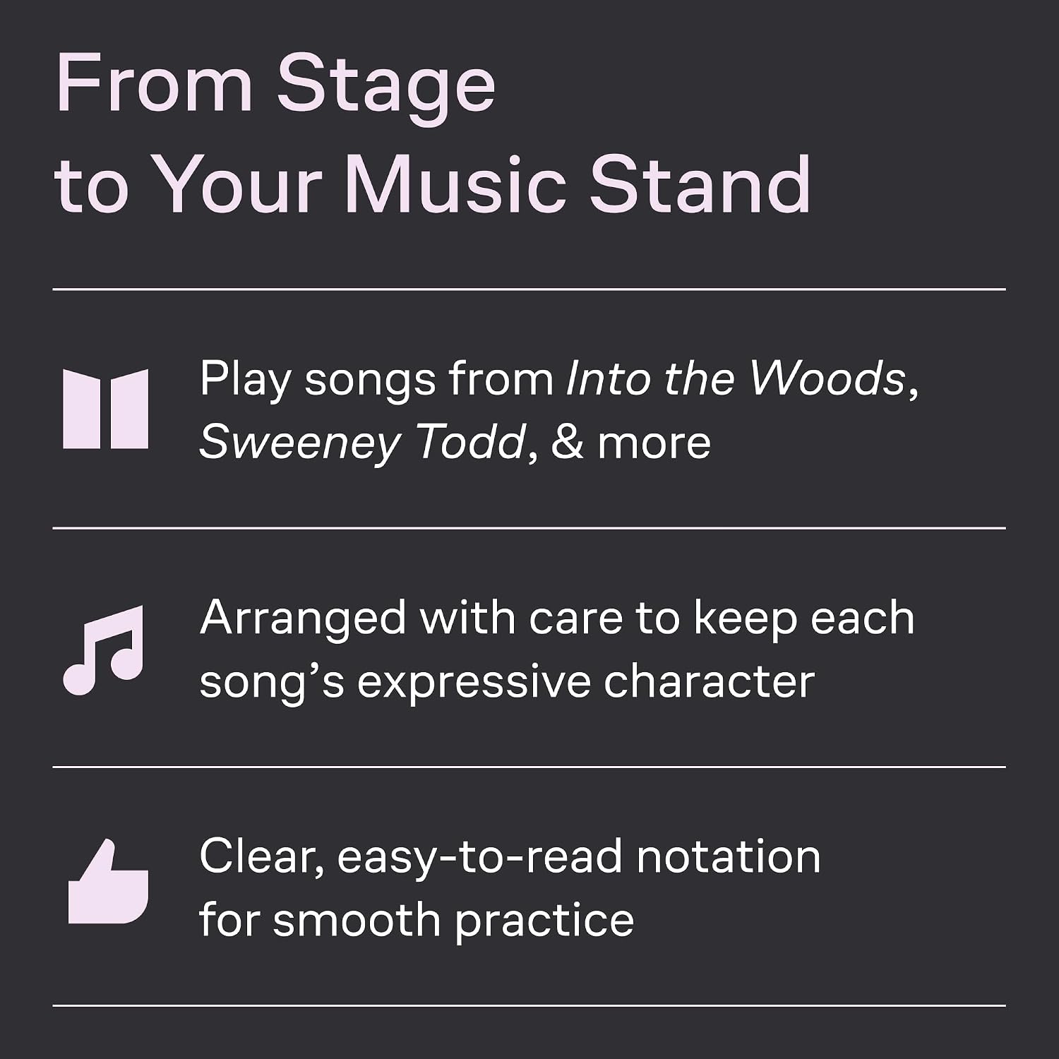 Sondheim Songs for Easy Piano