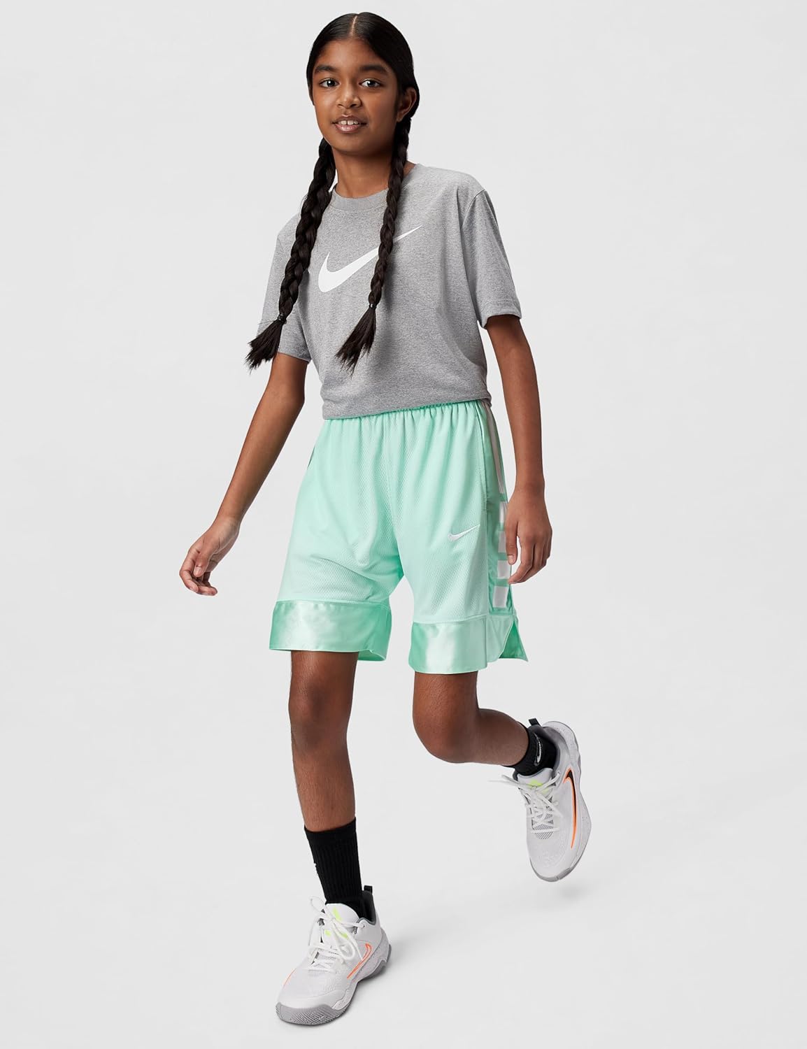 Nike Unisex Big Kids' Elite 23 Dri-Fit Basketball Shorts - Boys and Girls