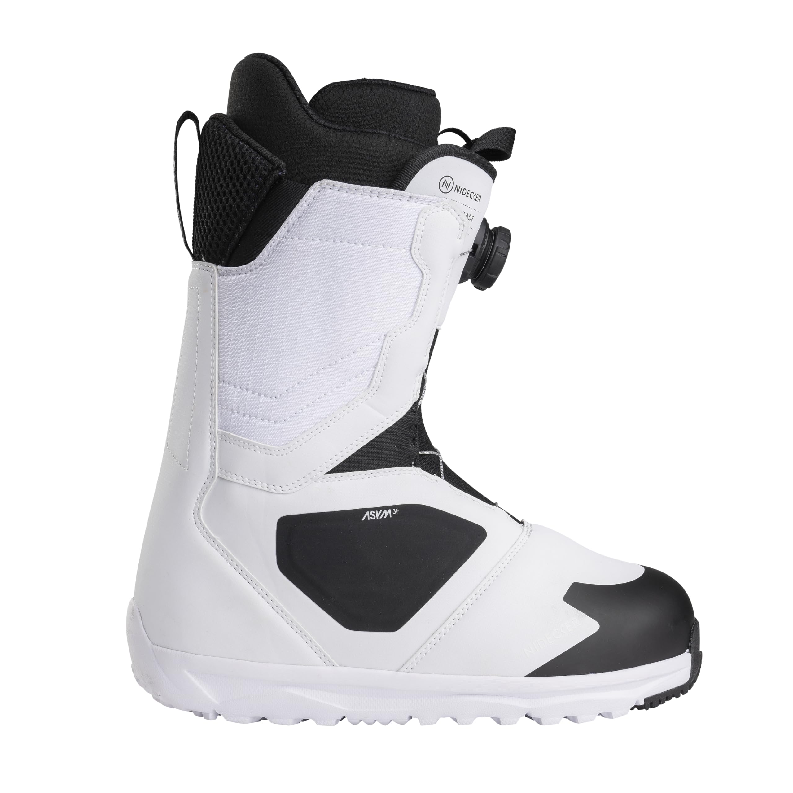 Nidecker Cascade Boa Men Snowboard Boots, White, 11.5