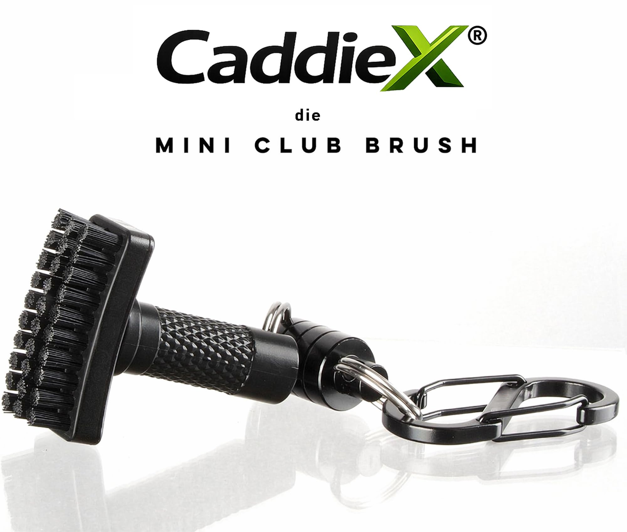 Cepillo de golf inteligente CaddieMag imán extraíble cerdas de nailon ligero
