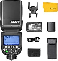 Vista 1 de Godox V860III-S Flash para Sony, 2,4G TTL Flash HSS Externo 1/8000s, 480 Destellos de Potencia Completa, Lámpara de Modelado LED de 10 Niveles