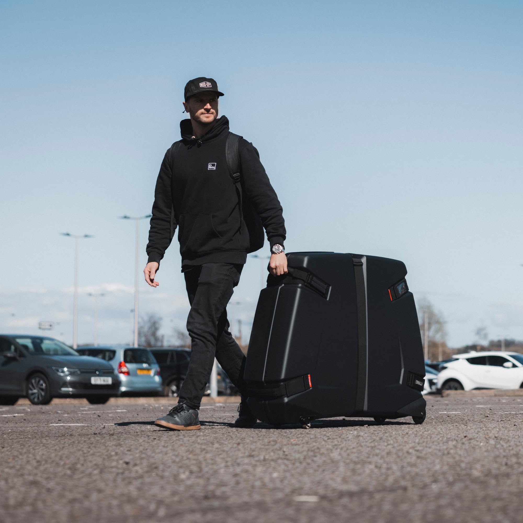 B&W Fahrradkoffer bike box 2.0 (geeignet für Rennräder bis 62 cm Rahmengröße und kleinere Mountainbikes) 96500