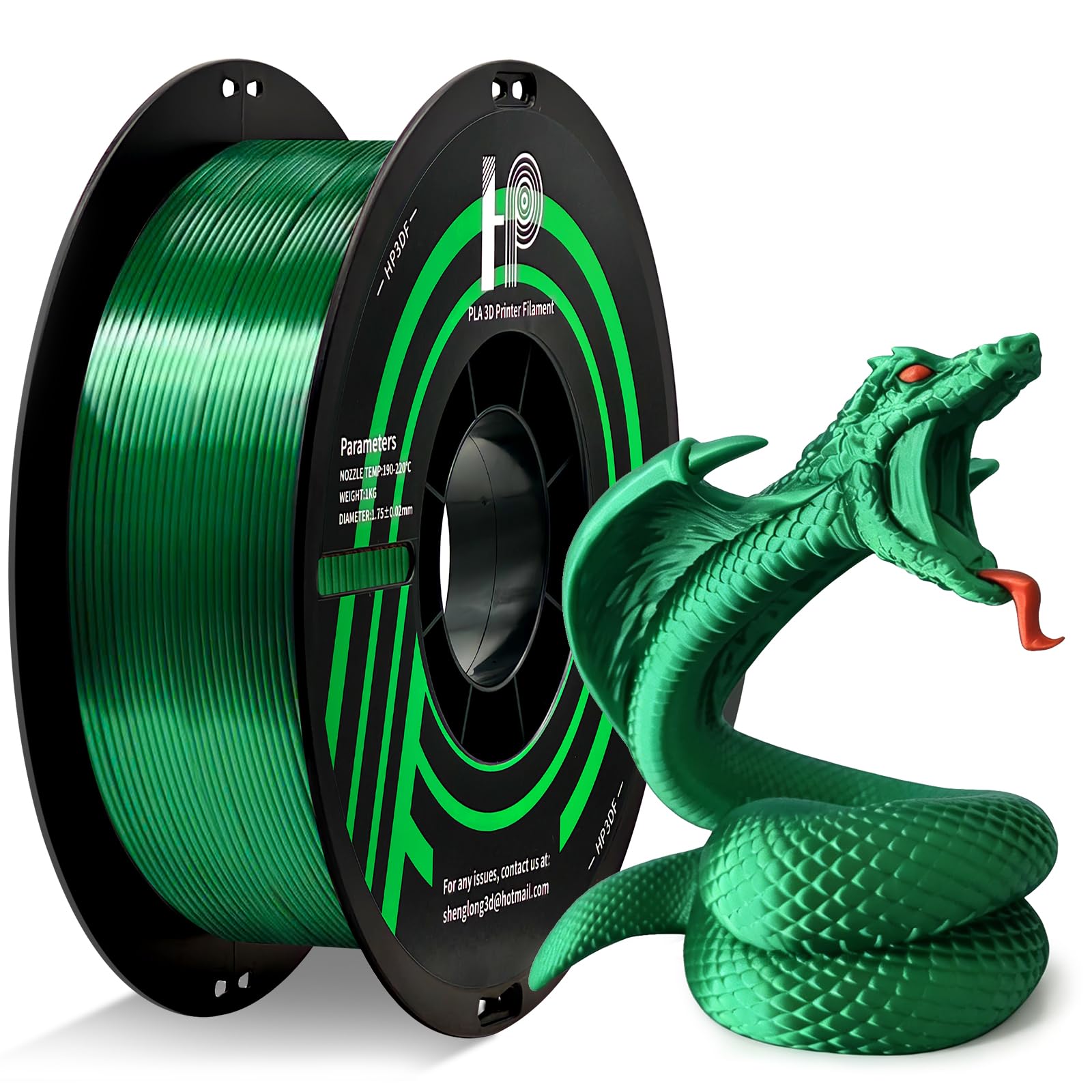 1KG Silk PLA 3D Printer Filament, 1.75mm