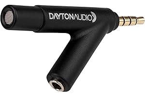 Dayton Audio iMM-6 Measurement Microphone for Audio Analysis