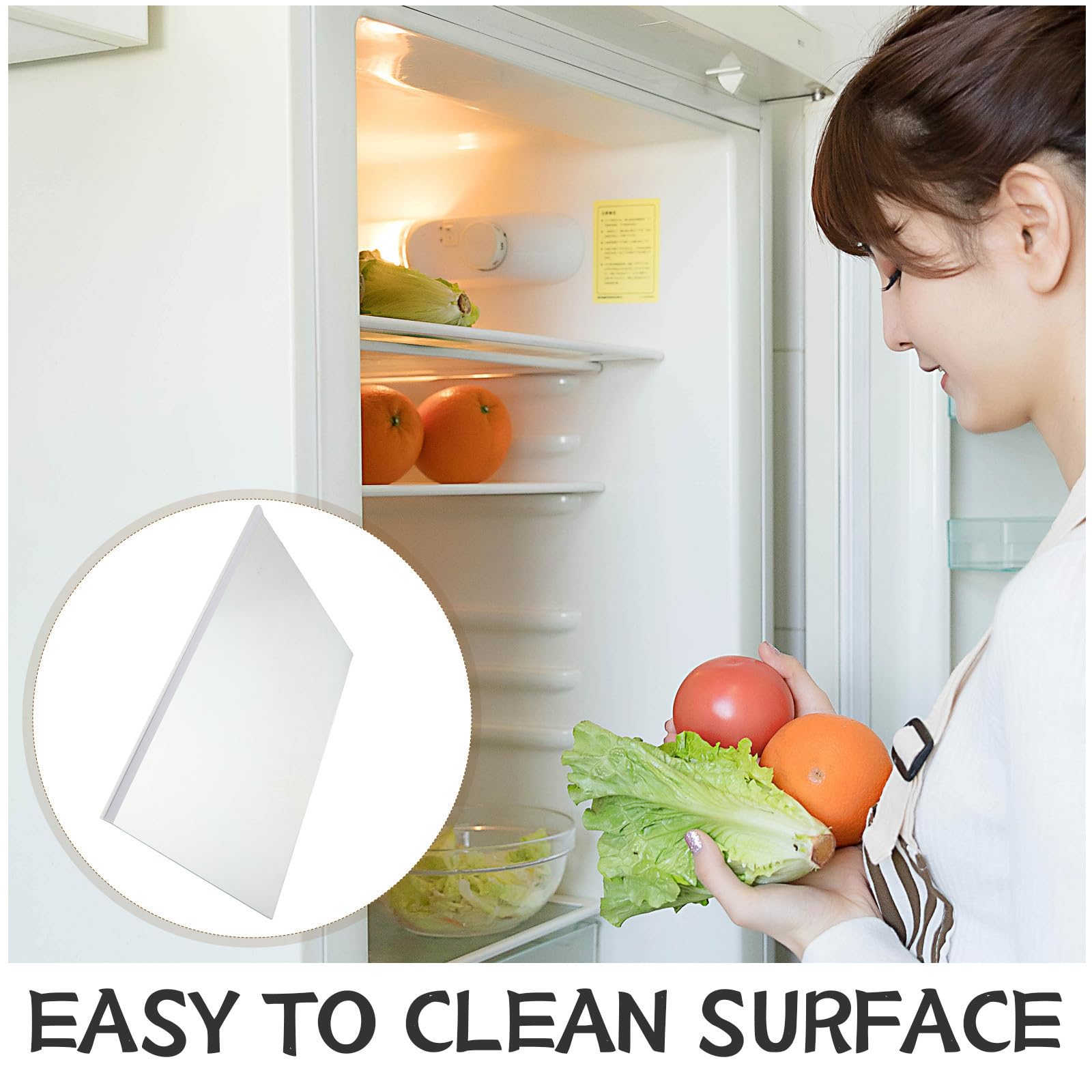 Estante de Vidrio Templado para Refrigerador, 400x280 Mm, Transparente