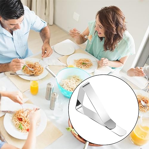 Miniatura 5 de 60 clips para mantel, clips de mesa de picnic resistentes, abrazaderas de acero inoxidable, soportes para manteles de mesa, ideales para el hogar,