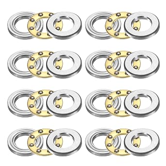sourcing map 8pcs F6-11M Thrust Ball Bearings,6x11x4.5mm Miniature