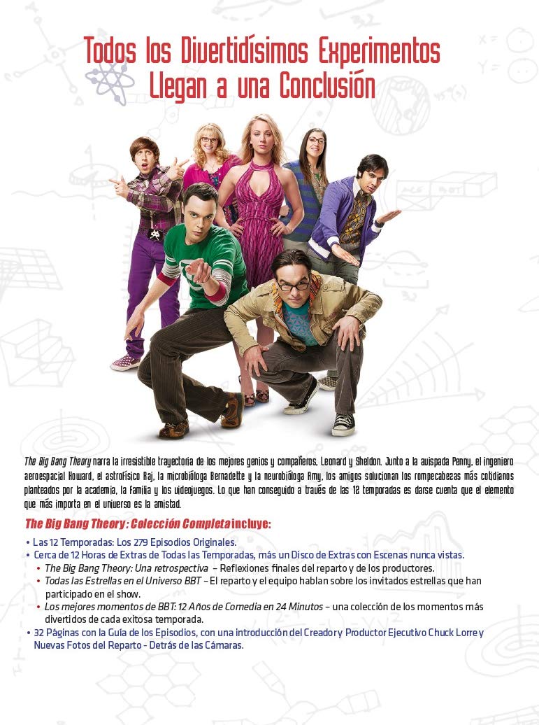 The Big Bang Theory - Serie Completa Temporadas 1-12 [DVD]