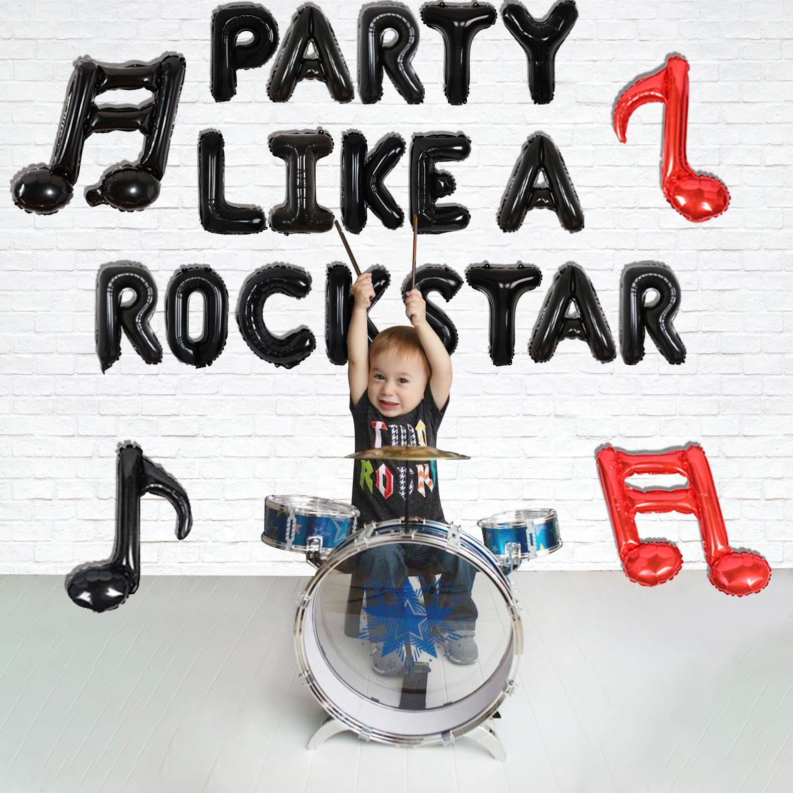 Lot De 200 Décorations Born To Rock, Confettis En Note De Musique