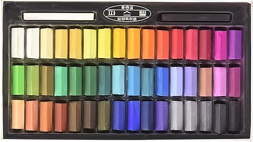 Miniatura 8 de Mungyo Soft Square Pastels Tiza, Surtido de 64 Colores. Disfruta de Dibujo y Pintura con Pasteles Mungyo Profesional de Calidad Artista. Perfecto