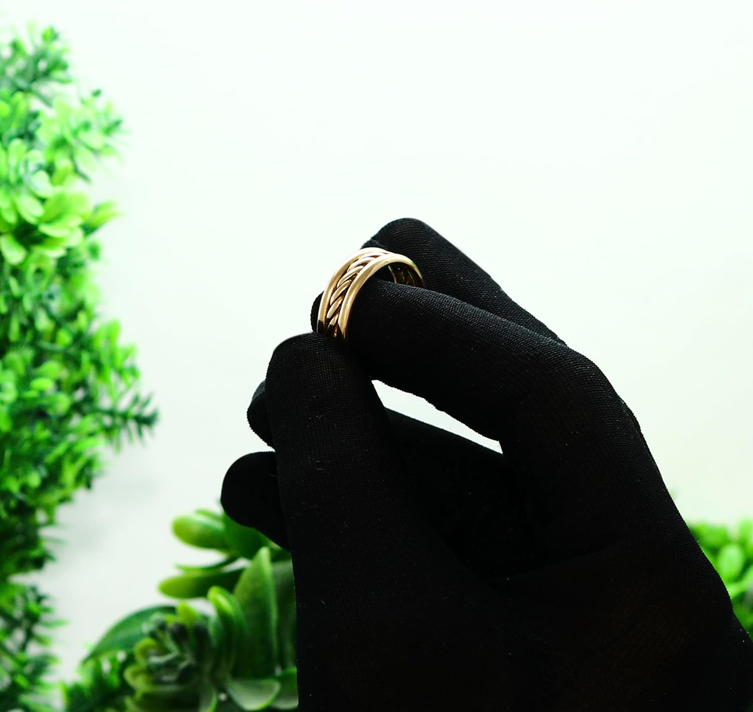 Pure Copper Classic Handmade Band Ring Gift Jewelry for Men and Women - Image 2