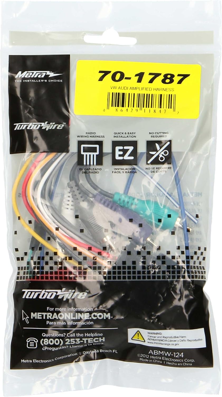 Metra 70-1787 Radio Wiring Harness in retail packaging