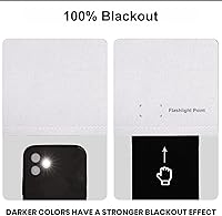 Vista 5 de Magic Drapes Cortina opaca plisada triple con aislamiento térmico para oscurecer la habitación, a prueba de derrames, lavable a máquina, paneles