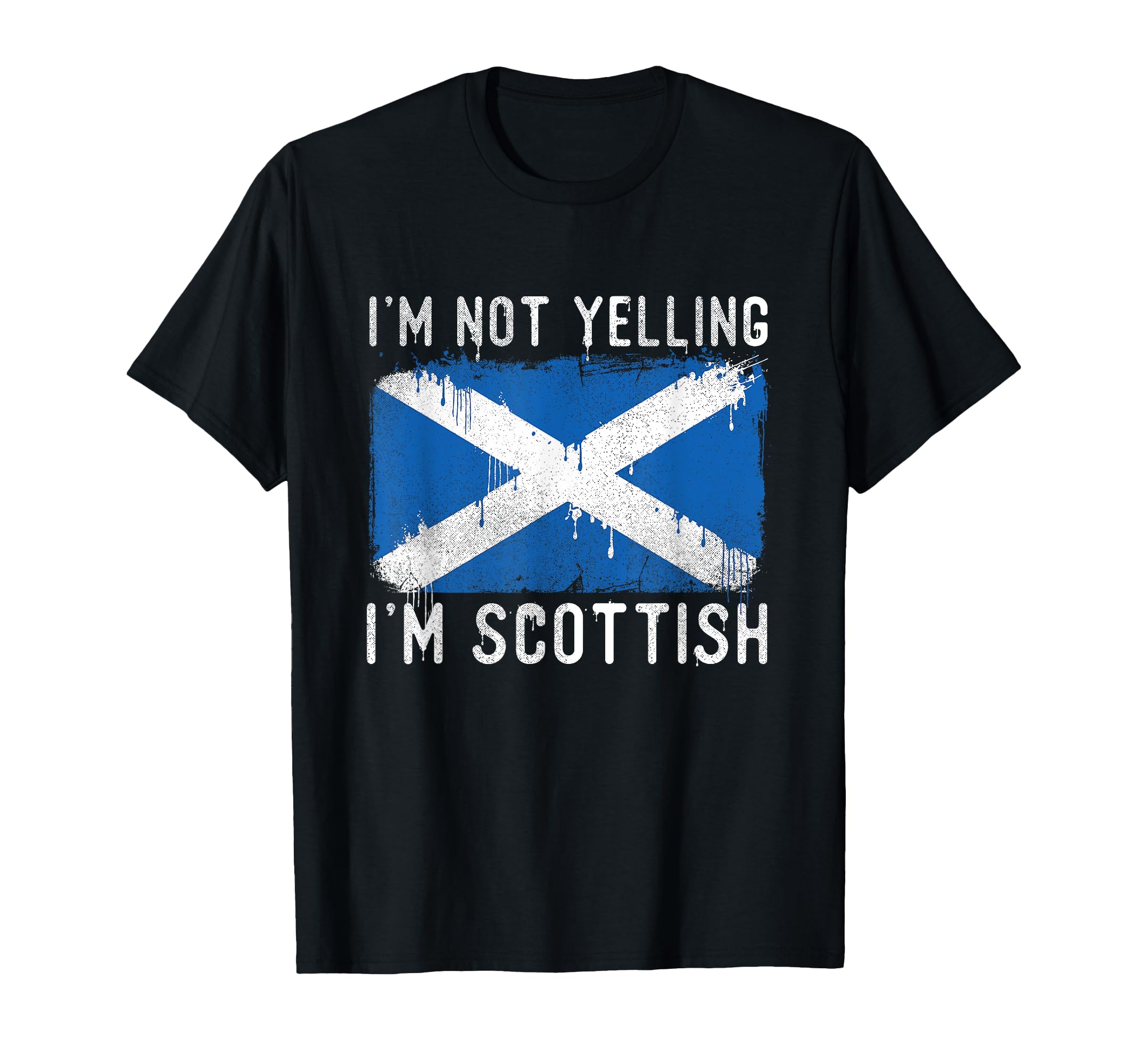 Crawford Tartan Crest T-shirt - I'm not yelling style