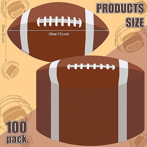 Miniatura 2 de Manteles individuales desechables para mesa de fútbol, manteles individuales desechables de papel de 13 pulgadas para despedida de soltera, baby