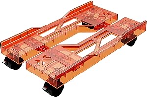 4-Rolling Caster Wheels Adjustable Mobile CPU Stand