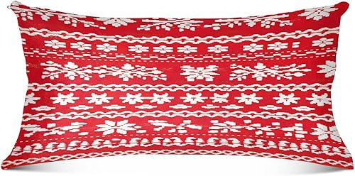 Miniatura 4 de Fundas de almohada decorativas de terciopelo con copos de nieve de Navidad, fundas de almohada suaves para sofá, cama, tamaño Queen, 20 x 30 pulgadas