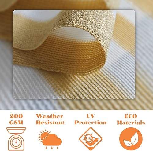 Miniatura 4 de Pantalla de privacidad de 3 x 50 pies para balcón, pantalla de privacidad para terrazas, patios, patios traseros, piscinas al aire libre, porches,