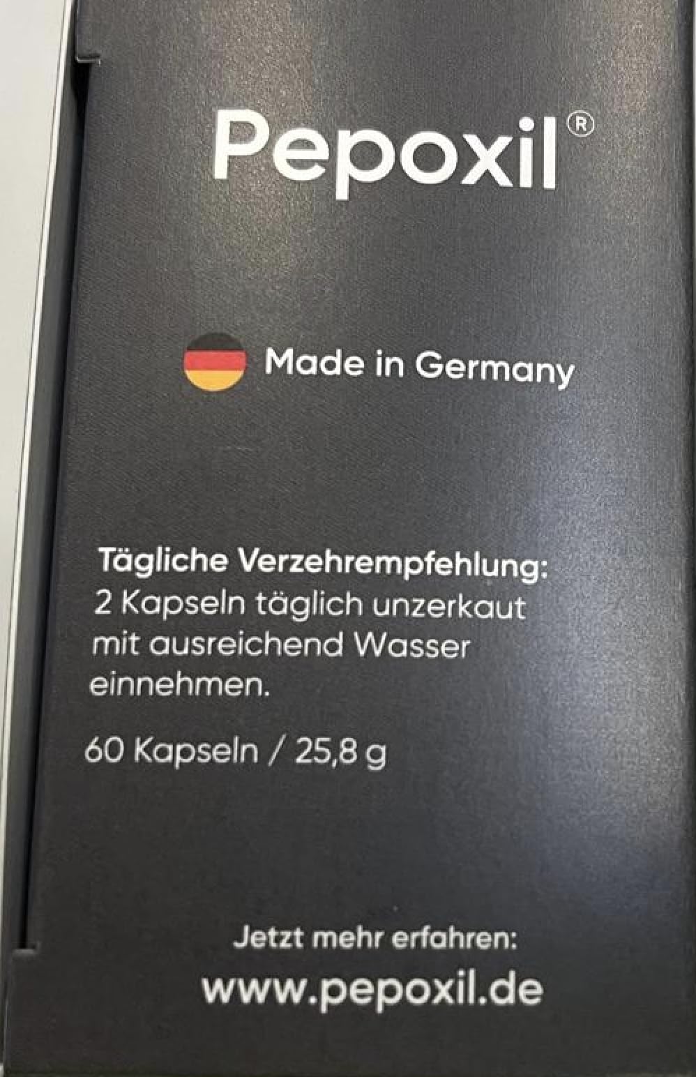 PEPOXIL zur Unterstützung kognitiver funktionen I 60 Stück Hochdosiert mit Nattokinase I fermentierte Sojabohnen, Ginkgo Biloba, Ginseng & Timut Pfeffer-Extrakt - Pflanzliche Rezeptur, PZN 19945625