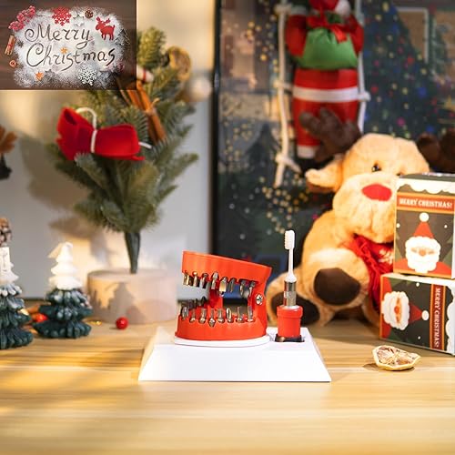 Miniatura 7 de Magoog Soporte para brocas de prótesis con base, regalo de broma para dentista, decoración de escritorio de escultura 3D, destornillador hexagonal