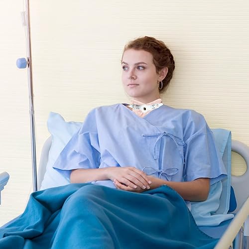 Miniatura 7 de Almohadillas para traqueotomía, paquete de 2 almohadillas para traqueotomía, cubiertas reutilizables para tubo de traqueotomía, forma de nalga