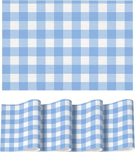 Miniatura 16 de Artoid Mode Manteles Individuales de Vinilo a Cuadros Buffalo Juego de 4, 12x18 Pulgadas Lavables Antideslizantes Resistentes al Calor Manteles de