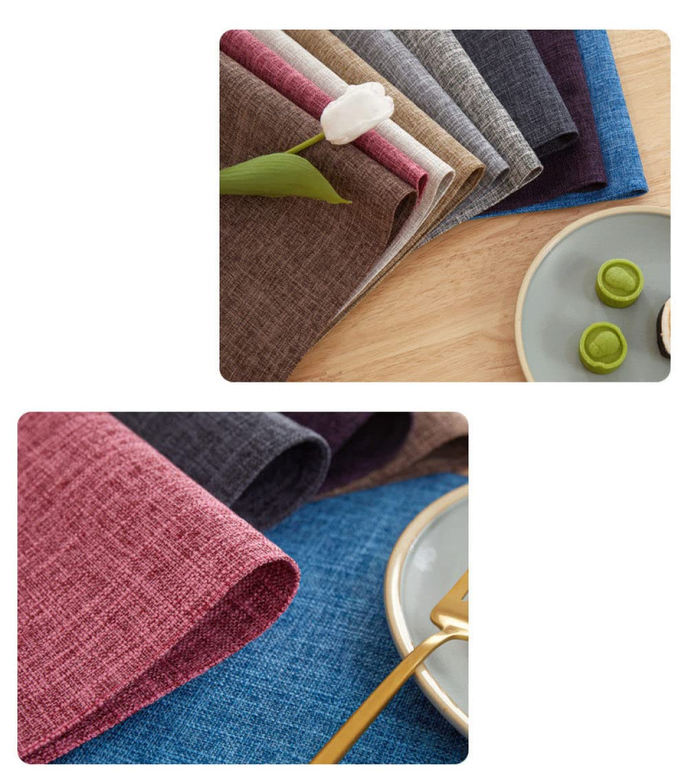 Salvamanteles,Manteles Individuales para Mesa De Comedor, Gris Claro, Minimalista, Sábanas De Algodón, Manteles Individuales, Manteles Individuales Resistentes Al Calor, Manteles Individuales para