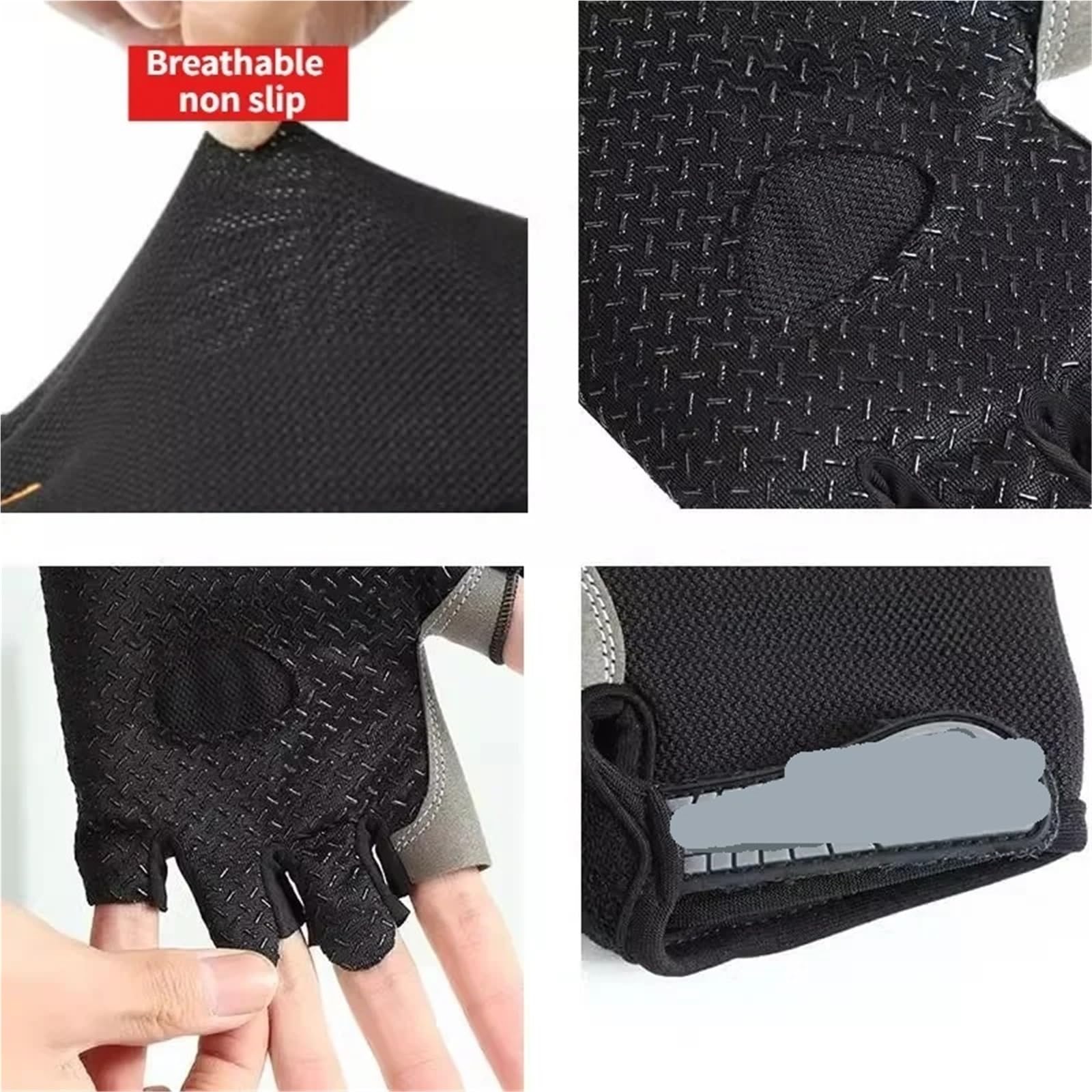 Guanti Da Fitness Guanti da ciclismo sportivi, guanti da fitness traspiranti, guanti da sole for esterni, guanti da mezza dita Per Il Fitness