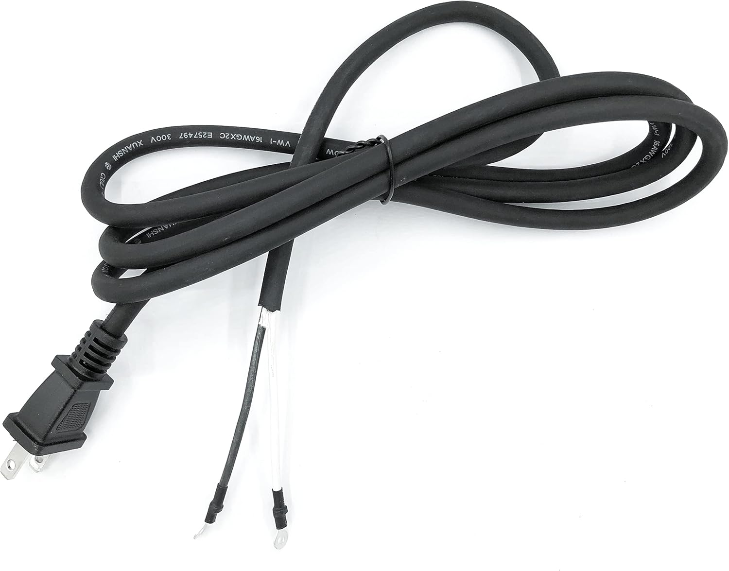 #73-377070 142 Power Cord 14/2C 300 V 105 C 2 prong with terminals Replacement Part NEW For Ridgid