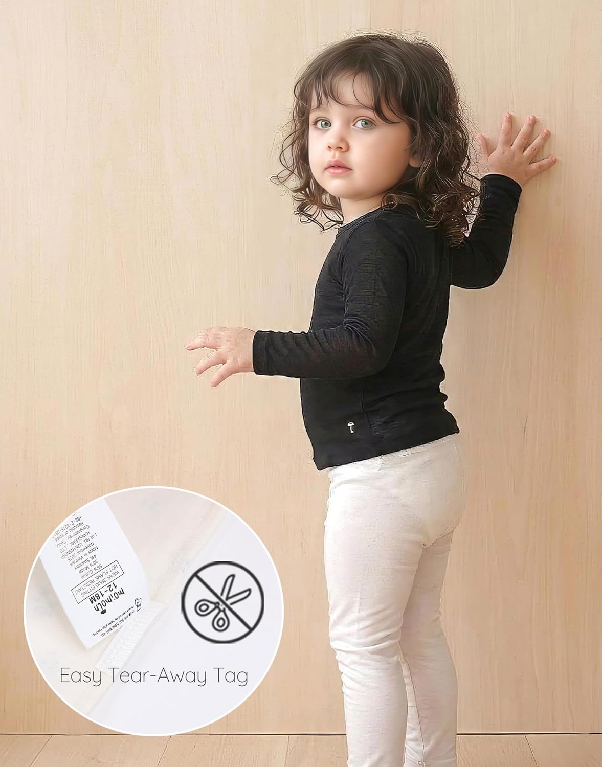 moimoln Premium Modal Ultra Soft Baby Base Layer Collection - Thin Breathable T-Shirt or Leggings