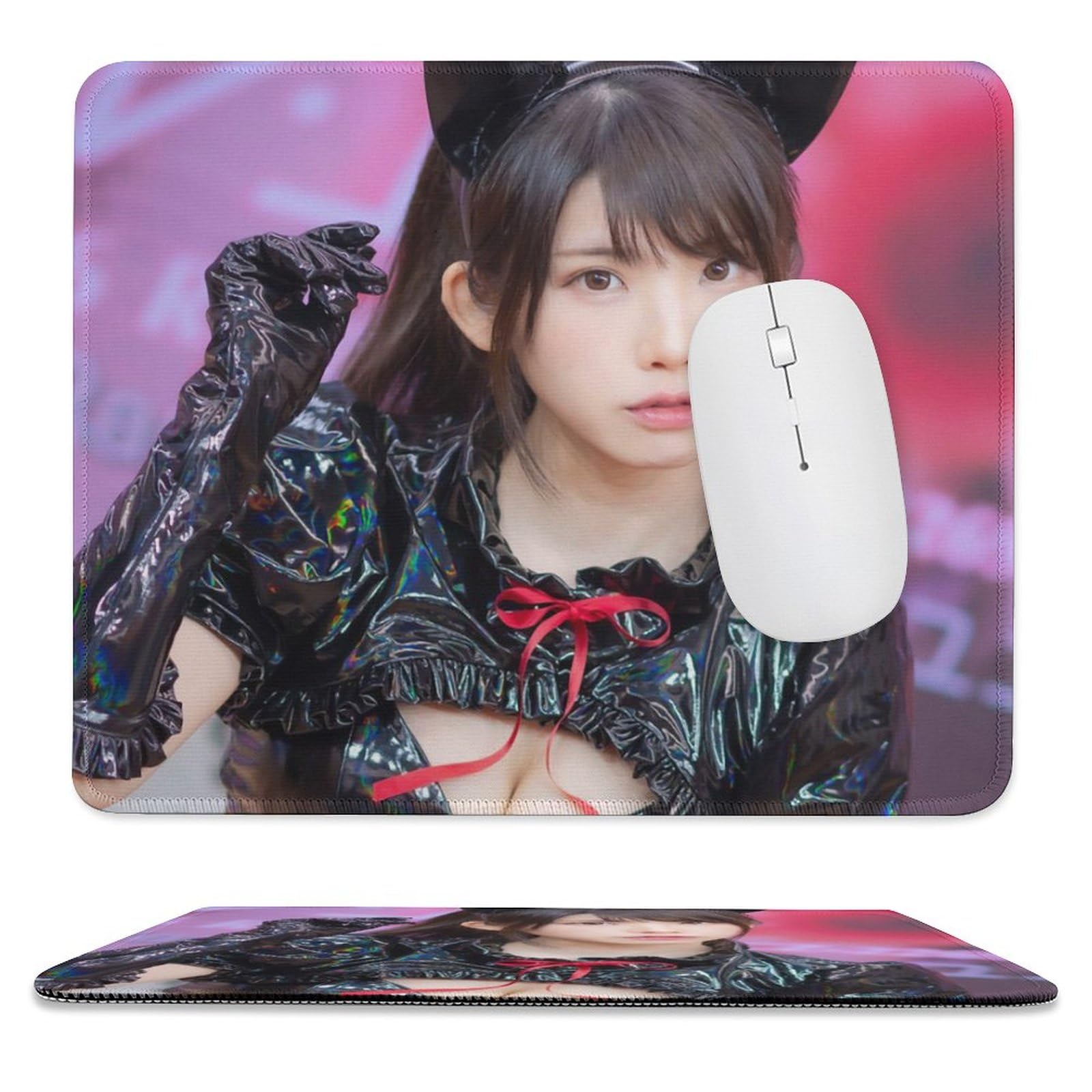 Amazon.co.jp: えなこ-87 マウスパッド ラバーマウスパッド 大型マウス 